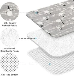 Alishomtll 4 Pcs Merry Christmas Shower Curtain Sets With Non-Slip Rugs, Toilet Lid Cover And Bath Mat, Xmas Snowman Shower Curtains With 12 Hooks, Snowflake Shower Curtains For Bathroom Decoration 12 Alishomtll 4 Pcs Merry Christmas Shower Curtain Sets With Non-Slip Rugs, Toilet Lid Cover And Bath Mat, Xmas Snowman Shower Curtains With 12 Hooks, Snowflake Shower Curtains For Bathroom Decoration -Xmas Lighting Shop 81cJdNfJS0L. AC SL1500