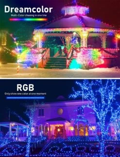 Popotan Outdoor String Lights, Color Changing Waterproof Christmas Lights With Remote Works With Amazon Echo, App Controlled Music Sync Led String Lights For Indoor Outdoor Decor (16.4 FT) 14 Popotan Outdoor String Lights, Color Changing Waterproof Christmas Lights With Remote Works With Amazon Echo, App Controlled Music Sync Led String Lights For Indoor Outdoor Decor (16.4 FT) -Xmas Lighting Shop 81cu4VFigL. AC SL1500