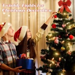 Christmas Decoration-Flickering Flame String Lights Outdoor Indoor, 10Ft C7 Retro Xmas Twinkle Flame Lights String With 10 Flame Light Bulbs(E12 Bulbs, Green) -Xmas Lighting Shop 81czX 7xQaL. AC SL1500