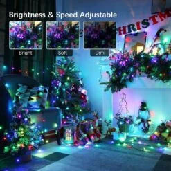 Joomer Color Changing String Lights,180FT 500 LED RGB LED String Lights Outdoor Fairy Twinkle Tree Lights With Remote Timer Plug In For Room Indoor Wedding Party Christmas Decorations -Xmas Lighting Shop 81dI42sbYnL. AC SL1500