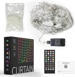 GENERIC OnO Christmas Decorations Led Curtain Lights - 2022 Upgrade - 6.6x6.6ft - 400 LED Twinkle Fairy String Light For Bedroom - APP Remote Control RGB Color And DIY Changing Backdrop Light For Home Decor -Xmas Lighting Shop 81eV47D1mDL. AC SL1500