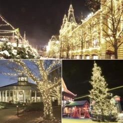AIDDOMM 50 Counts Warm White LED Christmas Lights – 25ft 5mm White Christmas Lights Outdoor Commercial Grade Waterproof, Outdoor White String Lights, Green Wire Mini Tree Lights, UL, IP:65 -Xmas Lighting Shop 81eXANwUXBL. AC SL1500