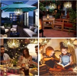 HEAGEERO Outdoor Battery Operated Chandelier 2 Pack,Firework Lights Starburst Light 180 LEDs,Ceiling Hanging Decorative For Party Christmas,Indoor Using 9 HEAGEERO Outdoor Battery Operated Chandelier 2 Pack,Firework Lights Starburst Light 180 LEDs,Ceiling Hanging Decorative For Party Christmas,Indoor Using -Xmas Lighting Shop 81ffmTROmmL. AC SL1500