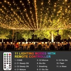 Color Changing Outdoor Christmas Lights, 328Ft 720LEDs Fairy Lights With 11 Lighting Modes & Remote, Multicolor White Christmas Tree Lights Waterproof For Indoor Outside House Decorations -Xmas Lighting Shop 81fssR9R92L. AC SL1500