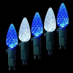 MXTCLM C6 Christmas Lights, 50 LED String Lights, 18.31ft Strawberry Lights, Fairy Lights For Outdoor, Indoor, Garden, Yard, Home, Party, Christmas Tree Decorations (Blue + Cool White) 15 MXTCLM C6 Christmas Lights, 50 LED String Lights, 18.31ft Strawberry Lights, Fairy Lights For Outdoor, Indoor, Garden, Yard, Home, Party, Christmas Tree Decorations (Blue + Cool White) -Xmas Lighting Shop 81gI 1uuRL. AC SL1500