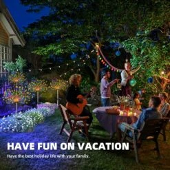 4 PCS Solar Firework Light, Outdoor Solar Garden Decorative Lights 120 LED Powered 40 Copper Wires String DIY Landscape Light For Walkway Pathway Backyard Christmas Decoration Parties (Multi-Colored) 13 4 PCS Solar Firework Light, Outdoor Solar Garden Decorative Lights 120 LED Powered 40 Copper Wires String DIY Landscape Light For Walkway Pathway Backyard Christmas Decoration Parties (Multi-Colored) -Xmas Lighting Shop 81gXLk60oiL. AC SL1500