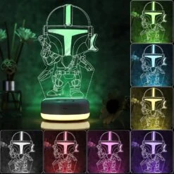 3D Star Wars Night Light For Kids - 3 Patterns And 16 Color Change Decor Lamp - Warm White Light For Sleep - Star Wars Toys For Kids - Birthday & Christmas Gifts For Boys Girls And Star Wars Fans 11 3D Star Wars Night Light For Kids - 3 Patterns And 16 Color Change Decor Lamp - Warm White Light For Sleep - Star Wars Toys For Kids - Birthday & Christmas Gifts For Boys Girls And Star Wars Fans -Xmas Lighting Shop 81gmBvPI8mL. AC SL1500