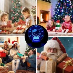 Cat Night Light Gift For Boys Kids 2 Pattern 14 Color With Remote Control, Room Decoration Cat Illusion Lamp For Boys Girl, Perfect Christmas & Birthday Gifts For 3 4 5 6 7 Year Old Kids Adult -Xmas Lighting Shop 81h09cUFeQL. AC SL1500