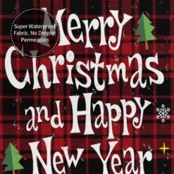 4 Pcs Christmas Red Buffalo Plaid Shower Curtain Set With Rugs, Toilet Lid Cover Bath Mat ,Christmas Shower Curtain With 12 Hooks,65 X 70 Inches Waterproof Christmas Shower Curtain For Bathroom Set -Xmas Lighting Shop 81hjedR3o L. AC SL1500