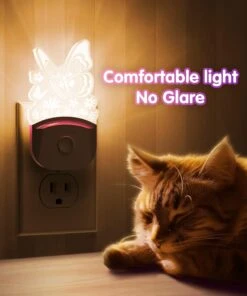 Night Light For Kids, Butterfly Night Light Plug Into Wall, LOHAS LED Night Light Dusk To Dawn, RGB+Soft White 3000K, Nightlight For Children Girls Room Decor, Christmas Birthday Gifts For Kids -Xmas Lighting Shop 81hrYGhpiL. AC SL1500