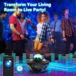 Reteu Galaxy Projector Light Star Projector - Sky Nebula LED Night Lights For Bedroom Gaming Party Room Decor, Christmas Birthday Gifts For Women Men, Smart App/Voice Control -Xmas Lighting Shop 81iC50e0IVL. AC SL1500