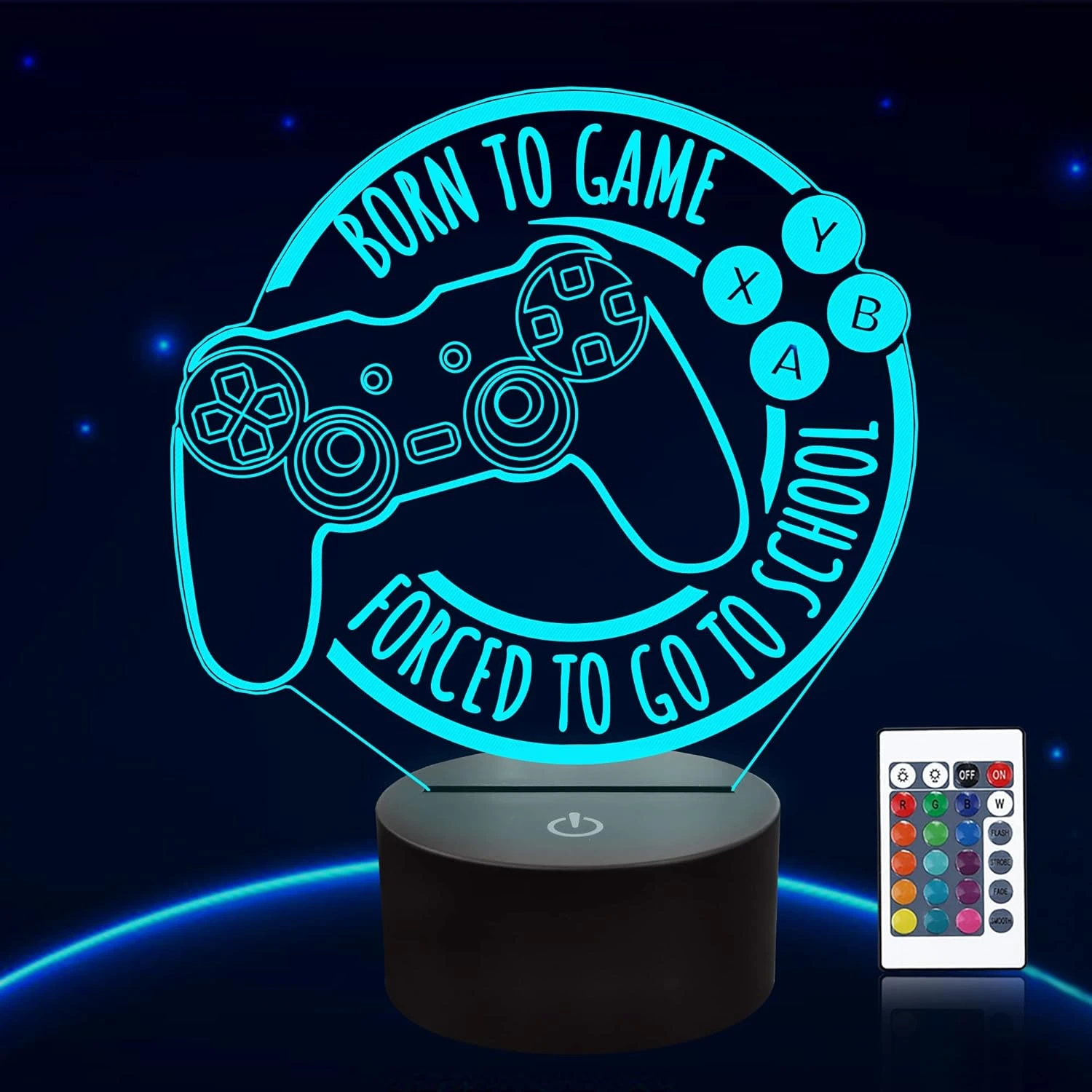 Anywin Game Night Light, Game Lamp For Kids, Game Console Night Light Gift, Christmas Holiday Birthday Gifts For Boys Boyfriend Him,Born To Game Forced To Go To School Lamp 1 Anywin Game Night Light, Game Lamp For Kids, Game Console Night Light Gift, Christmas Holiday Birthday Gifts For Boys Boyfriend Him,Born To Game Forced To Go To School Lamp