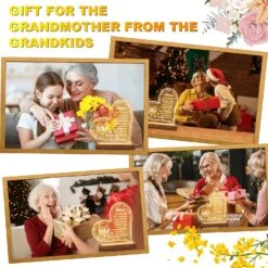 Grandma Birthday Gifts - Gifts For Nana From Granddaughter Grandson, Gigi Mimi Gifts From Grandchildren Grandkids - 60th 70th Birthday Gifts For Nana, Christmas Gifts For Grandma Acrylic Night Light 12 Grandma Birthday Gifts - Gifts For Nana From Granddaughter Grandson, Gigi Mimi Gifts From Grandchildren Grandkids - 60th 70th Birthday Gifts For Nana, Christmas Gifts For Grandma Acrylic Night Light -Xmas Lighting Shop 81jEpUK7GFL. AC SL1500