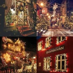 Hystun LED String Lights,40Ft 120 LED Warm White USB Fairy Lights Copper Wire Lights With Remote Control 8 Modes & 4 Timer Switch Waterproof For DIY Bedroom Wedding Party Patio Christmas(2 Pack) -Xmas Lighting Shop 81k0hPPVRdL. AC SL1500