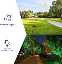 Epicgadget Solar Weeping Willow Firework Light, Outdoor Jellyfish Solar Garden Decorative Stake Lights For Walkway Pathway Backyard Christmas Decoration Parties (2 Pieces) (Multi-Colored) -Xmas Lighting Shop 81kzc67UkjL. AC SL1500
