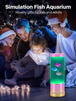 SENCU Gifts For Kids Adults, Fake Fish Lava Lamp, USB Powered Aquarium Night Lights Color Changing Lamps, Home Office Decoration Lamp, Gift For Christmas Birthdays Holidays(Gold-Pink) 13 SENCU Gifts For Kids Adults, Fake Fish Lava Lamp, USB Powered Aquarium Night Lights Color Changing Lamps, Home Office Decoration Lamp, Gift For Christmas Birthdays Holidays(Gold-Pink) -Xmas Lighting Shop 81lgztt0QZL. AC SL1500