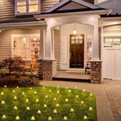 T4U888 30 PCS Mushroom Solar Lights, 8 Modes Outdoor Fairy Lights With 800Mah Battery Waterproof Garden Light For Backyard Wedding Christmas Party(Warm White-1) -Xmas Lighting Shop 81mSymx2vXL. AC SL1500