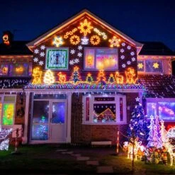 2-Pack 66FT 200 LED Color Changing Christmas String Lights (Warm White To Multicolor), Extendable Christmas Tree Lights With Memory Function & Timer & Remote, Christmas Light For Garden Holiday Decor -Xmas Lighting Shop 81miLekCN0L. AC SL1500