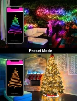 Popotan Outdoor String Lights, Color Changing Waterproof Christmas Lights With Remote Works With Amazon Echo, App Controlled Music Sync Led String Lights For Indoor Outdoor Decor (16.4 FT) 11 Popotan Outdoor String Lights, Color Changing Waterproof Christmas Lights With Remote Works With Amazon Echo, App Controlled Music Sync Led String Lights For Indoor Outdoor Decor (16.4 FT) -Xmas Lighting Shop 81osfMjV2tL. AC SL1500
