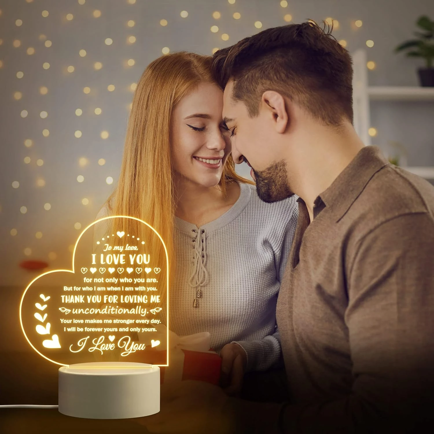 Glydein Romantic Gifts For Her Anniversary, Birthday Wife Husband Girlfriend Boyfriend - To My Love Beautiful Packed Night Light Best Valentine's Day Christmas I You Him 2 Glydein Romantic Gifts For Her Anniversary, Birthday Wife Husband Girlfriend Boyfriend - To My Love Beautiful Packed Night Light Best Valentine's Day Christmas I You Him - Image 2