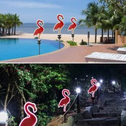 Solar Flamingo Pink Neon Light - Set Of 2 Metal Garden Stake Lights 42 Inch Path Lighting For Christmas Yard Lawn Patio Walkway Decor 12 Solar Flamingo Pink Neon Light - Set Of 2 Metal Garden Stake Lights 42 Inch Path Lighting For Christmas Yard Lawn Patio Walkway Decor -Xmas Lighting Shop 81qaQQLGBJL. AC SL1500