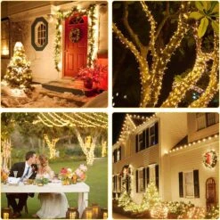 Blingstar Christmas Lights 33ft 100 LED String Lights 30V Plug In Fairy Lights Waterproof 8 Modes Warm White Fairy String Lights For Indoor Outdoor Bedroom Wedding Party Patio Christmas Tree 11 Blingstar Christmas Lights 33ft 100 LED String Lights 30V Plug In Fairy Lights Waterproof 8 Modes Warm White Fairy String Lights For Indoor Outdoor Bedroom Wedding Party Patio Christmas Tree -Xmas Lighting Shop 81sQFTUbTfL. AC SL1500