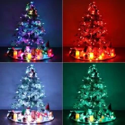IBaycon 100 LED RGB C6 Christmas Lights Outdoor, 32.5ft Color Changing String Lights, Dimmable Waterproof Connectable Tree Lights With Remote & Timer For Christmas Decorations -Xmas Lighting Shop 81sV120FsaL. AC SL1500