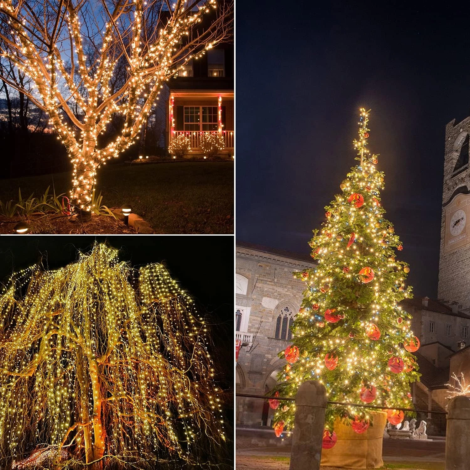 Extra-Long Solar String Lights Outdoor Waterproof - 4-Pack Each 72FT 200 LED Solar Powered Fairy Lights - 8 Modes Copper Wire Lights For Patio Trees Garden Party Christmas Wedding (Warm White) 7 Extra-Long Solar String Lights Outdoor Waterproof - 4-Pack Each 72FT 200 LED Solar Powered Fairy Lights - 8 Modes Copper Wire Lights For Patio Trees Garden Party Christmas Wedding (Warm White) - Image 7