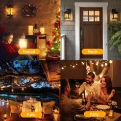 LED Flame Light Bulbs, Flickering Light Bulbs, Orange Fire Light Bulb 4 Modes With Gravity Sensor, E26 Base For Halloween, Christmas,Porch, Patio Party, Indoor Outdoor Home Decoration (1 Pack) -Xmas Lighting Shop 81te3GDF8tL. AC SL1500