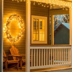 SANJICHA Extra-Long 66FT String Lights Outdoor/Indoor, 200 LED Upgraded Super Bright Christmas Lights, Waterproof 8 Modes Plug In Fairy Lights For Bedroom Party Wedding Garden (Warm White) -Xmas Lighting Shop 81tmCb4GzxL. AC SL1500