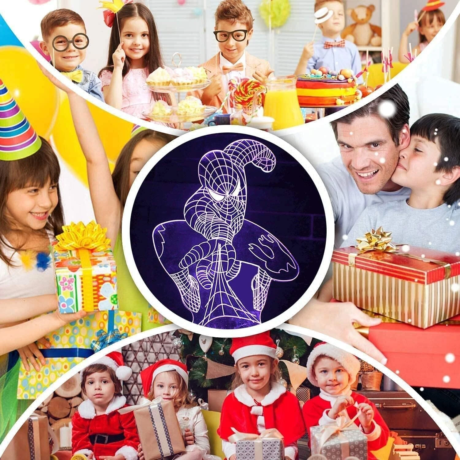 Night Light For Boys And Girls ,XXMANX 3D Nightlight Bedside Lamp 7 Colors Changing Touch & Remote Control Boys Toys Christmas Gifts For Men Kids (Remote & Touch 7 Night Light For Boys And Girls ,XXMANX 3D Nightlight Bedside Lamp 7 Colors Changing Touch & Remote Control Boys Toys Christmas Gifts For Men Kids (Remote & Touch - Image 7