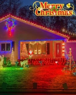 Biling Solar Spot Lights Outdoor, 4Pack 12 Colors Solar Lights For Outside IP67 Waterproof, Solar Landscape Lights Festivals Lights For House Yard Garden Christmas Decorations -Xmas Lighting Shop 81uQpQN6SAL. AC SL1500