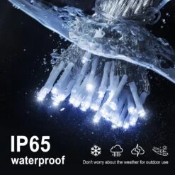 Hopolon 100LED White Christmas String Lights, 33ft Extendable Christmas Lights Outdoor Waterproof, 8 Modes LED White String Lights Indoor For Tree Wedding Party Garden Patio Decoration -Xmas Lighting Shop 81uf8qA3EkL. AC SL1500