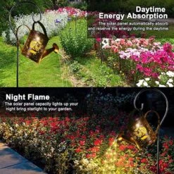 Solar Watering Can Lights Christmas Outdoor Garden Decorations, Solar Powered Elk Waterproof Garden Lights, Vintage Metal Garden Fairy Lights,Christmas Garden Decorations (Elk) -Xmas Lighting Shop 81ufYgWisPL. AC SL1500