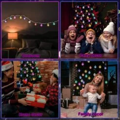 Outdoor String Lights Diwali Lights 50 LED 23 Ft Changing Globe String Lights Multicolor Camping String Lights Moroccan Camper Awning Lights Boho Lights For Awnings Indoor Outdoor Christmas Xmas Tree -Xmas Lighting Shop 81vGgs0PMCL. AC SL1500