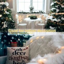 Battery Operated String Lights, 42.6ft 120 LED Battery Powered Fairy Lights With Timer And 8 Modes, IP 65 Waterproof Twinkle Lights For Indoor Outdoor Christmas Tree Wedding Party Bedroom(Warm White) -Xmas Lighting Shop 81vPdNi47CL. AC SL1500