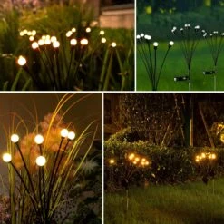 Pelican Mate Firefly 8 LED Solar Powered Garden Lights, Swaying Starburst Light Outdoor Waterproof For Pathway Yard Patio Landscape Christmas Decorative, Warm White 2PACK -Xmas Lighting Shop 81xNeZtm9sL. AC SL1500