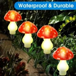 12 Pcs Outdoor Solar LED Mushroom Lamp Cute Mushroom Light Mushroom Solar Lights 8 Modes Waterproof Garden Lamp Outside Decor For Christmas Halloween Garden Yard Patio Pathway Lawn (Red) 10 12 Pcs Outdoor Solar LED Mushroom Lamp Cute Mushroom Light Mushroom Solar Lights 8 Modes Waterproof Garden Lamp Outside Decor For Christmas Halloween Garden Yard Patio Pathway Lawn (Red) -Xmas Lighting Shop 81z DVjK3wL. AC SL1500