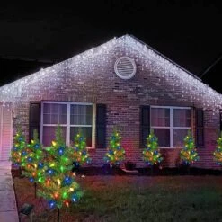 Homeleo 4 Set Solar Christmas Tree W/ 80pcs Multicolor C6 LED Christmas Lights For Outdoor Christmas Decorations,Solar Powered Prelit Small Christmas Tree For Holiday Outside Pathway Garden Yard Decor 13 Homeleo 4 Set Solar Christmas Tree W/ 80pcs Multicolor C6 LED Christmas Lights For Outdoor Christmas Decorations,Solar Powered Prelit Small Christmas Tree For Holiday Outside Pathway Garden Yard Decor -Xmas Lighting Shop 81z6g2Fi tL. AC SL1500