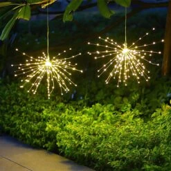 Crayfomo 200 LED Solar Starburst Light, Outdoor Chandelier Lights, 2 Pack Garden String Lights, 8 Modes Hanging Decorative Christmas Lights For Garden Patio Yard Path 8 Crayfomo 200 LED Solar Starburst Light, Outdoor Chandelier Lights, 2 Pack Garden String Lights, 8 Modes Hanging Decorative Christmas Lights For Garden Patio Yard Path -Xmas Lighting Shop 81zF1mxhUiL. AC SL1500