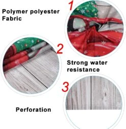 Ikfashoni 4 Pcs Christmas Shower Curtains Set With Non-Slip Rugs, Toilet Lid Cover And Bath Mat, Vintage Rustic Wooden Shower Curtain With 12 Hooks, Xmas Tree Snowflake Shower Curtain For Bathroom -Xmas Lighting Shop 81zHNbKpCL. AC SL1500 1