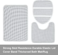 4 Pcs Merry Christmas Shower Curtain Sets With Non-Slip Rugs, Toilet Lid Cover, Bath Mat And 12 Hooks Xmas Tree Ball Snowflake Shower Curtain For Christmas Decoration 13 4 Pcs Merry Christmas Shower Curtain Sets With Non-Slip Rugs, Toilet Lid Cover, Bath Mat And 12 Hooks Xmas Tree Ball Snowflake Shower Curtain For Christmas Decoration -Xmas Lighting Shop 911Npkrr3HL. AC SL1500 1