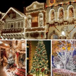 GDEALER Fairy Lights 164FT 500LED 8 Modes Christmas Tree String Lights With Remote Control Dimmable Green Wire Waterproof Twinkle Christmas Lights Outdoor For Party Holiday Yard- Cool White -Xmas Lighting Shop 91BgE40DiKL. AC SL1500