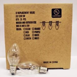 SUNSGNE 25 Pack C7 Clear Replacement Bulbs Christmas Light Bulbs, Outdoor Patio String Light Bulbs, C7 Night Light Replacement Bulbs, E12/C7 Candelabra Base, 5 Watt- Clear 10 SUNSGNE 25 Pack C7 Clear Replacement Bulbs Christmas Light Bulbs, Outdoor Patio String Light Bulbs, C7 Night Light Replacement Bulbs, E12/C7 Candelabra Base, 5 Watt- Clear -Xmas Lighting Shop 91EUUE6R1cL. AC SL1500