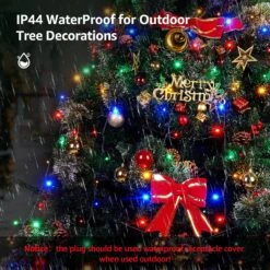 Christmas Tree Lights Christmas Lights Outdoor Indoor 400Led 9.84Ft 10 Lines Christmas Lights With 8 Modes And Timer, Fairy Tree Lights For Wedding Home Party 6Ft - 9Ft Xmas Tree Decor(Multicolor) -Xmas Lighting Shop 91GRP7o5ttL. AC SL1500