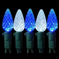 MXTCLM C6 Christmas Lights, 50 LED String Lights, 18.31ft Strawberry Lights, Fairy Lights For Outdoor, Indoor, Garden, Yard, Home, Party, Christmas Tree Decorations (Blue + Cool White) 13 MXTCLM C6 Christmas Lights, 50 LED String Lights, 18.31ft Strawberry Lights, Fairy Lights For Outdoor, Indoor, Garden, Yard, Home, Party, Christmas Tree Decorations (Blue + Cool White) -Xmas Lighting Shop 91IfoUtsskL. AC SL1500