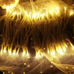 LED Christmas Tree String Lights - Warm White Mini LED String Lights Plug In Fairy String Lights, Outdoor Indoor Decorations, 200 Count 66 Feet Clear Wire, 8 Modes, Memory Function, Timer -Xmas Lighting Shop 91JfhDyL6pL. AC SL1500
