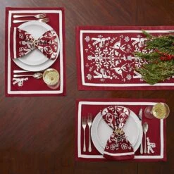 SKL Home Vern Yip Christmas Carol Table Runner, 72 X 13 Inches, Red 29 SKL Home Vern Yip Christmas Carol Table Runner, 72 X 13 Inches, Red -Xmas Lighting Shop 91KL56ryy3L. AC SL1500