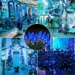 AIDDOMM 70 Counts C6 LED Christmas Lights - 35.5ft Blue Christmas Lights Outdoor, Blue String Lights Indoor, Commercial Grade Blue Chrsitmas Lights Outdoor Waterproof For Party, Outside, UL -Xmas Lighting Shop 91KynmPAX8L. AC SL1500
