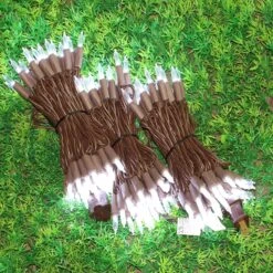 JinBest 150 LED Cool White Christmas Lights, Commercial Grade Decorative Lights Brown Wire 50 Ft, For Indoor And Outdoor Party, Garden, Patio -Xmas Lighting Shop 91MFhH4tAJL. AC SL1500